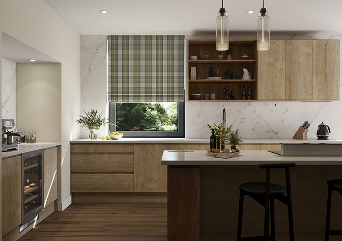 Laura Ashley Alfriston, Sage - Roman Blind - Image 3